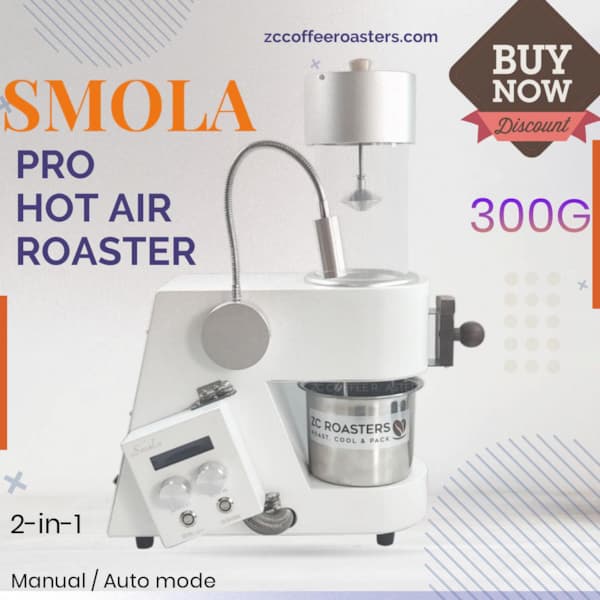 Smola Home Pro Cafe 300G Fluid Bed Coffee Roaster Small Batch ZC